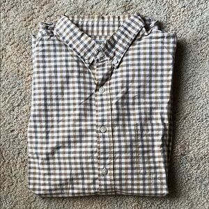 Men's Checkered Button-Down Shirt